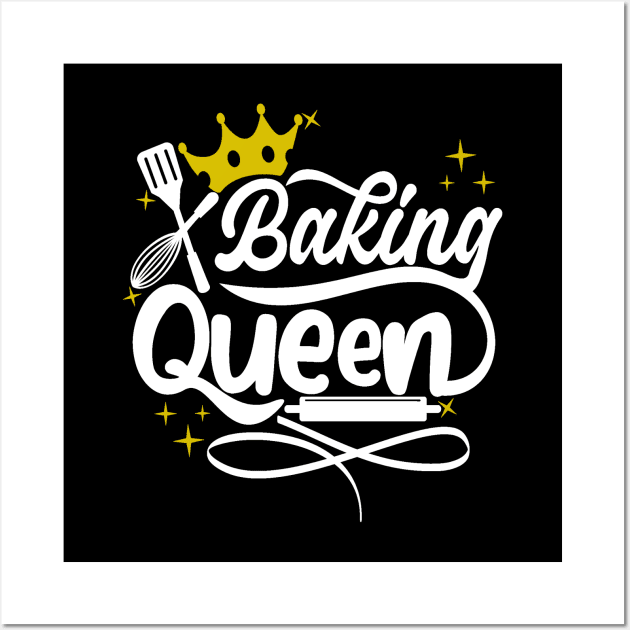 Baking Queen Wall Art by RioDesign2020